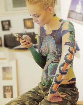 2014 WBA (world bodypainting academy) 비엔나 연수